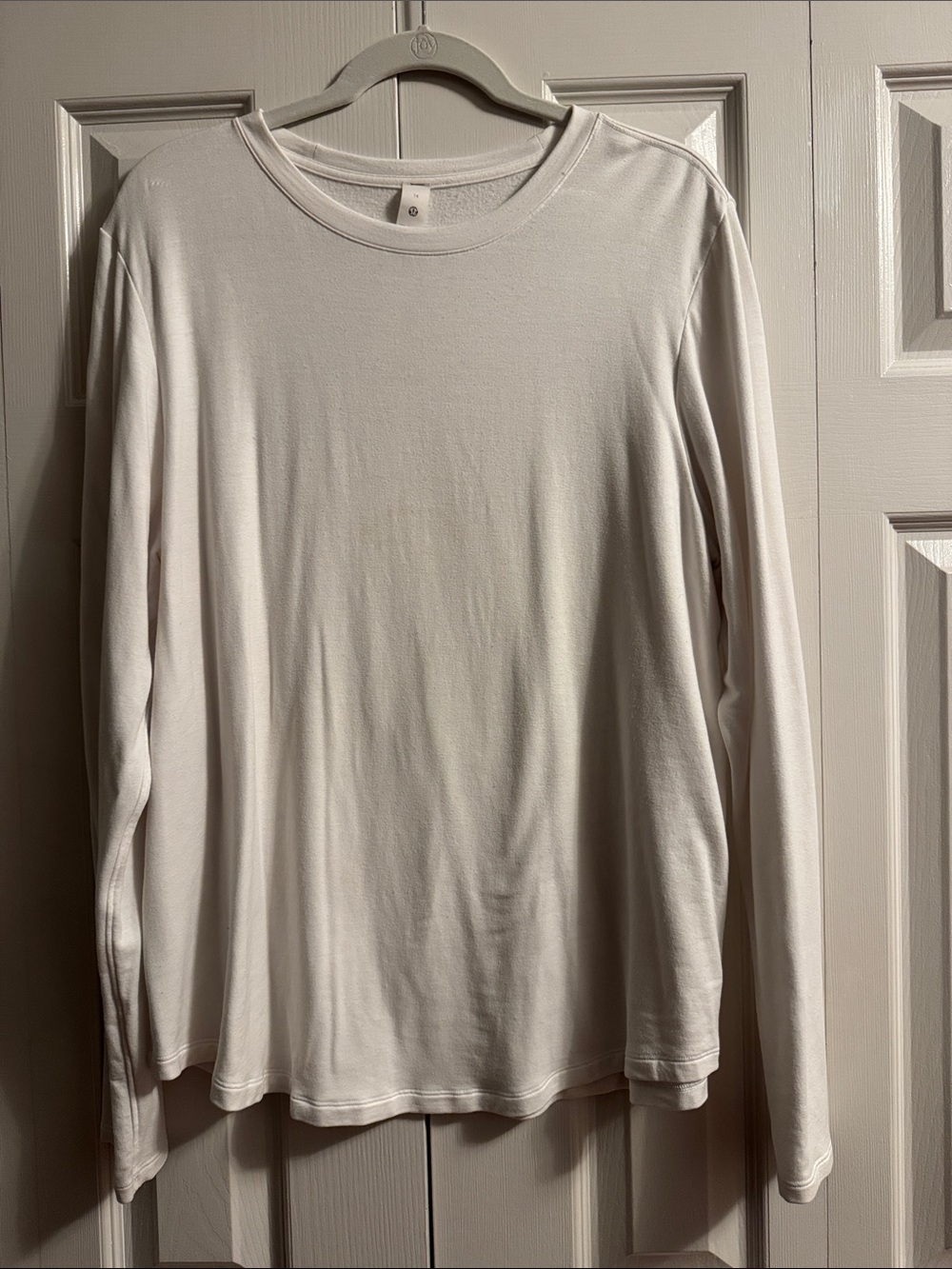 lululemon athletica Women's Love Crewneck Fleece Long Sleeve - White, 14